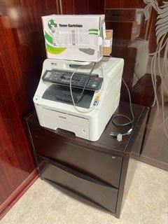 Printer, Copier, Fax in one with toner cartridges 