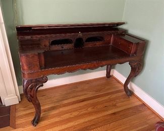 French Louis XV Rosewood Spinet Desk ca 1826