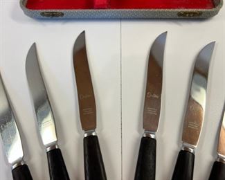 Vintage steak knife set with “Dayton’s” logo
