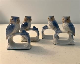 Takahashi owl napkin rings