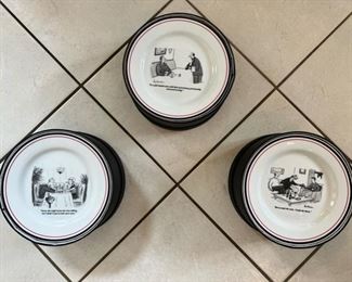 Vintage Restoration Hardware for The New Yorker cheese plate sets, never used!