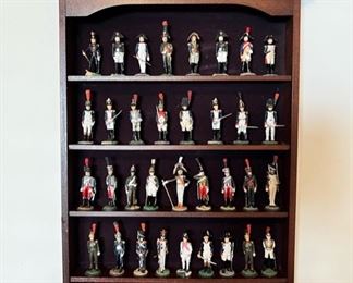 Vintage Franklin Mint Civil War pewter hand painted soldiers