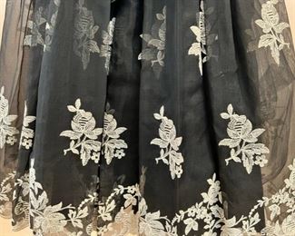 Adorable vintage taffeta dress.  Sizes are very small