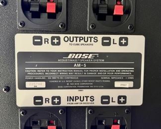 Bose AM-5 subwoofer