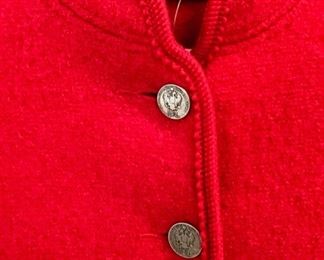 Vintage ladies Giesswein boiled wool sweater, made in Austria