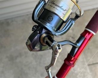 Fishing rod with Pflueger President reel