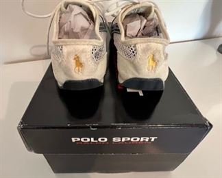 Ladies vintage Polo Sport Seabreeze mesh shoes, size 6
