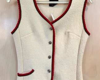 New With Tags Kitzbühel sweater vest, made in Austria