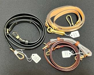 Cole Haan and Coach leather straps