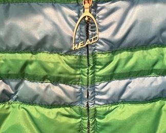 Fun vintage HEAD ladies snowsuit, size Small