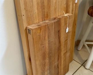 Large butcher block cutting boards
