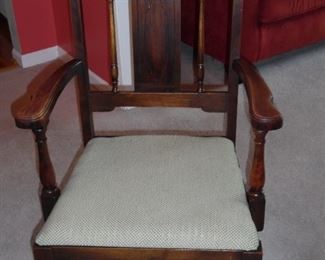 Comfy antique dining chair