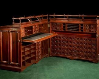 A Moore's Folding Cabinet