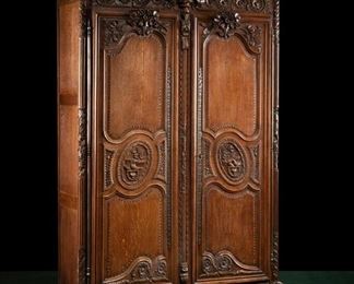A French Provincial armoire