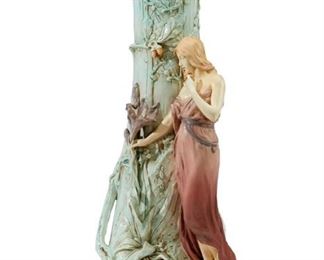 A Royal Dux Art Nouveau pottery vase