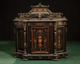 An American Victorian Renaissance Revival cabinet