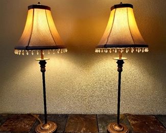 Pair Traditional Table Lamps