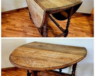 Vintage Gate Leg Table (as-is)