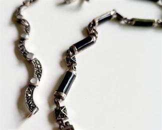 Sterling and Marcasite Bracelets