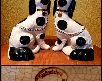 Pair Staffordshire Dogs #18