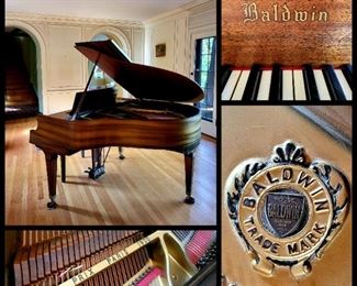 Baldwin Grand Piano (delivery available on Monday) $495 or bid #41
