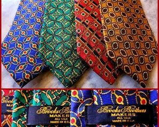  Brooks Brothers Silk neckties