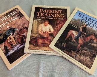 Three Western Horseman Books - Problem Solving by Marty Marten, Imprint Training of The New Born Foal by Robert Miller, and Starting Colts by Mike Kevil