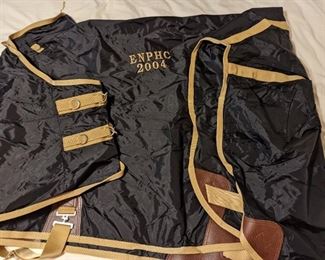 New Black 82" Nylon Horse Sheet - 2004 ENPHC