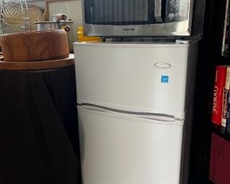 Mini Fridge and Microwave