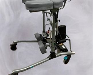 BIG WOW MSRP $6000 GATE BURE RISE & GO BATTERY OPERATED WALKER - RAISES & LOWERS PATIENTS FROM & TO A SITTING POSITION + ASSISTANCE WALKER! ACCESSORIES CAN BE PURCHASED ONLINE!