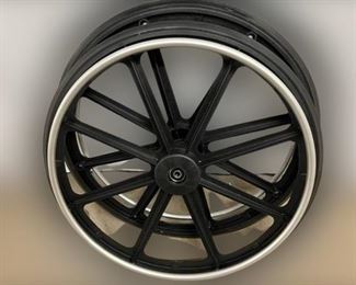PAIR 24" REAR WHEELCHAIR WHEELS - GREAT CONDITION!