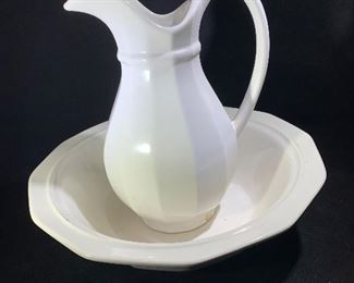 Vintage pitcher and basin