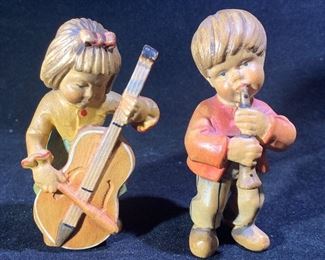 Vintage wooden figurines