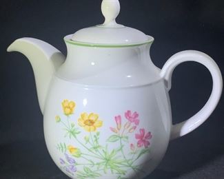 Vintage floral teapot