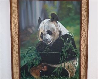 Panda painting 