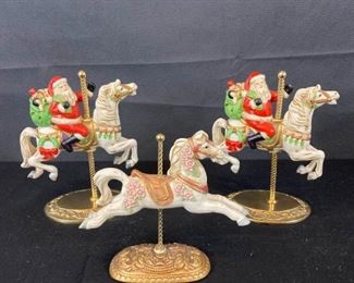 HOMCO Collectible Carousel Horse Figurines