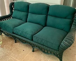 wicker sofa