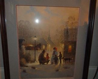 G.Harvey framed print