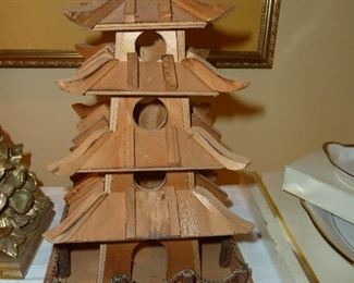 pagoda (bird cage?)