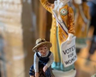 Royal Doulton Figurines, "Votes For Women" Figurine 1977