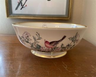 Lenox Serenade Large Bowl, Hand Decorated with 24k Gold