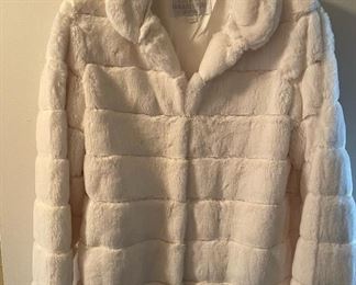 Fabulous Furs, Donna Salvero, 100% Faux Fur Jacket, Size L