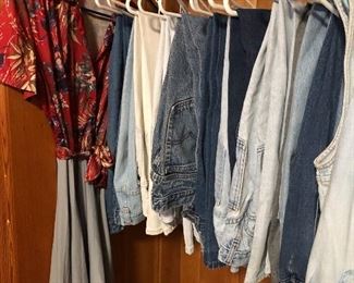 Jeans, Shoes, vintage clothing 