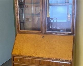 Vintage Continental Victorian Style Mahogany Secretary Desk, Appraisal In Last Photo
Lot #: 2