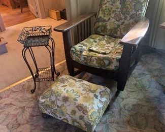 Living Room 
Morris Rocking chair with ottoman 
