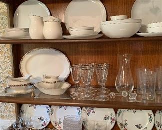 Dining Room 
Top row-Centura by Corning 
Bottom row-Limoges plates
