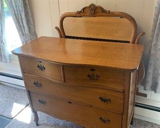 Family Room 
Serpentine dresser w/ mirror 