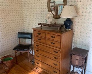 Second Bedroom 
Tall dresser, smoking cabinet 