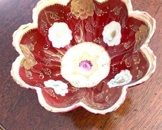 Antique scalloped bowl (no marks)
