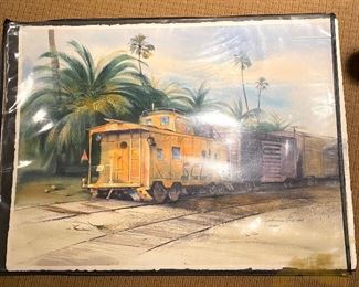 Arthur Fox, watercolor 1987